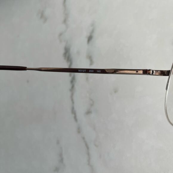 Marchon Flex Titanium Bronze Color Reading Glasses Frame, lightweight - Picture 3 of 8